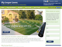Tablet Screenshot of bigleaguelawns.com